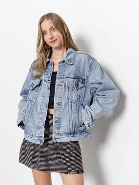 LEVI'S DENIM JACKET Vintage Jean 90's Oversize / Medium